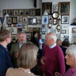 People talking at the members' evening