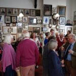 People talking at the members' evening